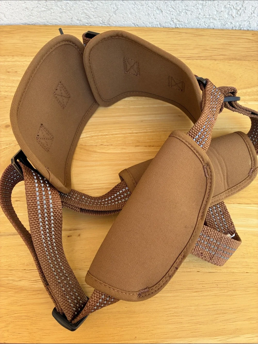 Carhartt Brown Training Harness with Reflective Webbing